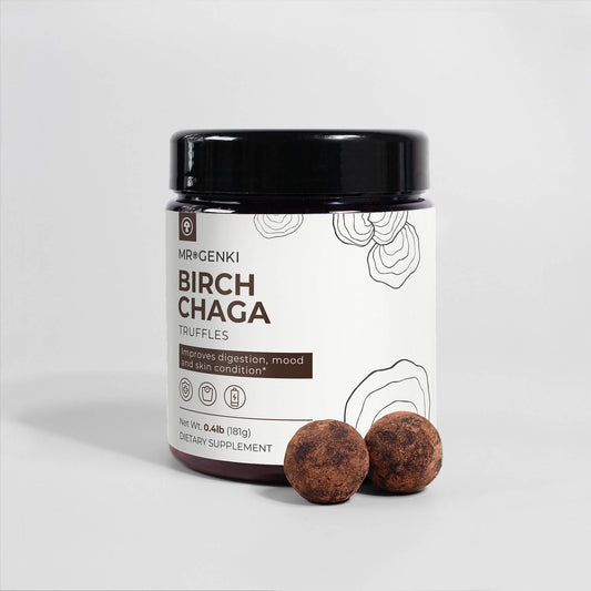 birch chaga truffles